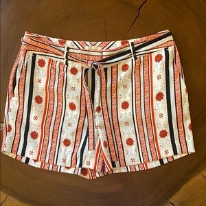 LOFT stripe pattern Shorts/ Size 6